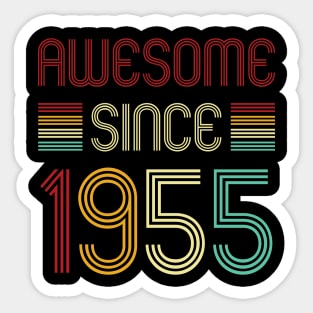 Vintage Awesome Since 1955 Sticker